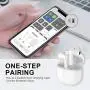 Wireless Earbuds Bluetooth 5.0 Headphones Built in Mic Noise Cancelling 3D Stereo Headsets in Ear Ear Buds IPX5 Waterproof Earbuds with Charging Case for Apple Airpods Earbuds/iPhone/Andriod Wireless Earbuds Bluetooth 5.0 Headphones Built in Mic Noise Cancelling 3D Stereo Headsets in Ear Ear Buds IPX5 Waterproof Earbuds with Charging Case for Apple Airpods Earbuds/iPhone/Andriod