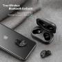 Wireless Earbuds, Torteco Bluetooth 5.0 Headphones, in-Ear Stereo Wireless Earbuds with Microphone One-Step Pairing with Charging Case, IPX6 Water Proof for Running, Sports, Working, Black