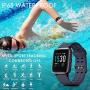 CHEREEKI Fitness Tracker, Fitness Watch with Heart Rate Monitor Waterproof IP68 1.3 Color Screen Smartwatch, Stopwatch, Step Counter, Sleep Monitor Activity Tracker for Men Women Kid