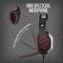 Pro Gaming Headset for PC PS4 Xbox One Surround Sound Over-Ear Headphones with Mic LED Light Bass Surround Soft Memory Earmuffs for Computer Laptop Switch Games Kid’s Boy’s Teen’s Gifts