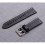 Henoda Compatible with Fitbit Versa Bands, Classic Genuine Leather Replacement Wristband Adjustable Fitness Strap for Fitbit Versa Women Men