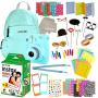 Fujifilm Instax Mini 9 Camera with Fuji Instant Film (20 Sheets) Travel Bundle & Accessories Includes Shoulder Bag,Strap, Washi Tape, Stickers, Frames + Album and More