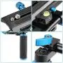 Neewer Portable FilmMaker System With Camera/Camcorder Mount Slider, Soft Rubber Shoulder Pad and Dual-hand Handgrip For All DSLR Video Cameras and DV Camcorders Neewer Portable FilmMaker System With Camera/Camcorder Mount Slider, Soft Rubber Shoulder Pad and Dual-hand Handgrip For All DSLR Video Cameras and DV Camcorders