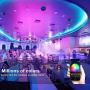 WenTop LED Strip Lights Kit SMD 5050 16.4 Ft (5M) RGB WiFi Wireless Smart Phone Controlled Strips Light Works with Android and iOS, IFTTT, Google Assistant and Alexa
