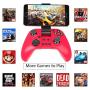 MYGT Wireless Gaming Controller Gamepad for Android Smartphone Windows PC PS3 VR TV Box (Red)