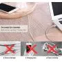 RoFI Compatible Phone Cable, [2Pack] 2FT Nylon Braided Fast Charging USB Cord Replcement for Phone X 8 8 Plus 7 7 Plus 6s 6s Plus 6 6 Plus 5 5S 5C SE Pad Air Mini and More (2 Pack Gold, 2 FT)