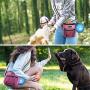 PetAmi Dog Treat Pouch | Dog Training Pouch Bag with Waist Shoulder Strap, Poop Bag Dispenser and Collapsible Bowl | Treat Training Bag for Treats, Kibbles, Pet Toys | 3 Ways to Wear