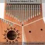 Kalimba - 17 Keys Thumb Piano, Perfect Christmas Gift for Kids and Adult Ancient African Mbira Finger Piano Made with Solid Mahogany Wood Including Study Instruction, Tune Hammer and Carrying Bag