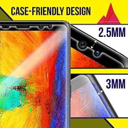 DeltaShield Screen Protector for Samsung Galaxy Note 8 (2-Pack)(Case Compatible Design) BodyArmor Anti-Bubble Military-Grade Clear TPU Film