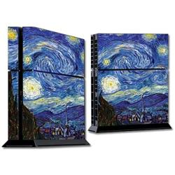 MightySkins Skin Compatible with Sony PS4 Console - Starry Night | Protective, Durable, and Unique Vinyl Decal wrap Cover | Easy to Apply, Remove, and Change Styles | Made in The USA