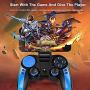 PG-9090 Wireless +2.4G Double Gamepad Joystick Multimedia Game Controller Compatible IPhone8/XR/XS for Most Android Mobile Phone Tablet PC