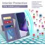FYY [Resist Harmful Organism] [RFID Blocking] Case for Samsung Galaxy Note 20 Ultra 6.9", PU Leather Wallet Case with [Kickstand Function] and[Card Holder] for Galaxy Note 20 Ultra 6.9" Purple