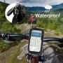 Bike Bicycle Phone Mount Bags - Waterproof Front Frame Top Tube Handlebar Bags with Touch Screen Phone Holder Case Sports Bicycle Bike Storage Bag Cycling Pack Fits iPhone 7 8 Plus xs max