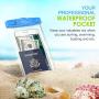 MoKo Waterproof Phone Pouch [3 Pack], Underwater Clear Phone Case Dry Bag with Lanyard Compatible with iPhone 11/11 Pro Max, X/Xs/Xr/Xs Max, 8/7/6 Plus, Galaxy S10/S9/S8 Plus, S10e, S20, Note 10/9/8