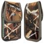 Bomea Apple 11 Pro/Xs/X Holster Rugged Nylon Cell Phone Belt Holster Case with Belt Clip/Belt Loop Carrying Hiking Pouch Belt Holder for Apple iPhone 11 Pro/XS/X (Fits Phone w/Case on) Camo