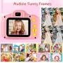 VATENIC Kids Camera Children Digital Cameras for Girls Toys 1080P 2 Inch Toddler Video Best Birthday Gift for 3-10 Year Old Girls with 32GB SD Card (Pink)