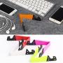 SourceTon 8 PCS Universal Pocket-Sized Colorful Portable Foldable V Model Mobile Phone Holder, Desktop Stand Mount Holder Cradle Compatible with iPads,Tablets,E-Readers,Cellphones, Kindles, Pack of 8
