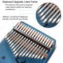 Kalimba Thumb Piano 17 Keys Thumb Piano Portable Mbira Finger Piano Gifts with Storage Bag and Tuning Hammer for Kids and Adults Beginners