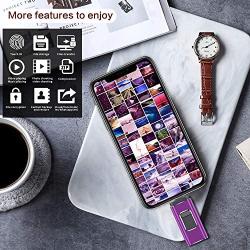 USB Flash Drive for iPhone Memory Stick Photo Stick 256GB for iPhone External Storage Photostick MobileThumb Drive USB 3.0 Compatible iPhone/iPad/Android Backup OTG Smart Phone (256GB, Purple)