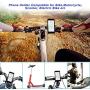 PROMEND Bike Phone Mount Holder for Bicycle Motorcycle, Adjustable iPhone Mount Holder Up to 7", Aluminium, Bike Handlebars, Universal Fits for iPhone 11, X, XR, 8 | 8 Plus, Galaxy S10, S9, S8 etc.