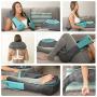 Shiatsu Back shoulder & Neck Massager With Heat - Deep Tissue 3D Kneading Pillow Massager for Neck, Back, Shoulders, Foot, Legs - Electric Full Body Massage - for Home & Car