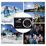 ISHARE Digital Camera for Photography with 2.8’’LCD, 20MP HD Photography Camera Rechargeable Point and Shoot Camera for Kids/Teenager/Seniors/Learner/Beginners(Black)