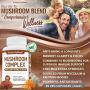 Premium Mushroom Supplement - Immunity Support, Nootropic Brain Supplement - Lion’s Mane, Cordyceps, Chaga, Reishi Mushroom Capsules - Mushroom Complex for Energy & Focus - Vegan, Gluten Free, 90 Caps
