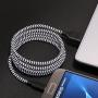 Fasgear Micro USB Cables, 3 Pack-3ft,6ft,10ft Quick Charge USB 2.0 to Micro USB Charger Braided Compatible for Galaxy S7 Edge S6, HTC, LG, Android Smartphone, PS4, Fire Kindle and More (Black)