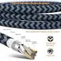 iSeekerKit USB Cable 15ft Extra Long Braided Micro USB Charging Cords [2Pack] Compatible for Android/Windows/PS4 Controller/Samsung Galaxy s7 s6 Plus and More(Black)