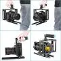 Neewer Aluminum DSLR Camera Cage Kit With 15mm Rod Rig For Nikon Pentax Canon Sony and Other DSLR Camera to Mount Microphones, Monitor, Sound Recorders, Top Handle, Tripod, Follow Focus Neewer Aluminum DSLR Camera Cage Kit With 15mm Rod Rig For Nikon Pentax Canon Sony and Other DSLR Camera to Mount Microphones, Monitor, Sound Recorders, Top Handle, Tripod, Follow Focus