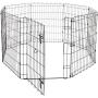 AmazonBasics Foldable Metal Pet Exercise and Playpen