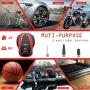 TEROMAS Tire Inflator Air Compressor, Portable DC/AC Air Pump for Car Tires 12V DC and Other Inflatables at Home 110V AC, Digital Electric Tire Pump with Pressure Gauge