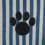 Bone Dry DII Microfiber Dog Bath Towel with Embroidered Paw Print