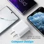 Fast Charger Compatible Google Pixel 4 XL / 3a XL / 3 / XL / 2, 18W 3A PD Power Adapter and 3 Foot USB Type C to C Cable Fast Charger Compatible Google Pixel 4 XL / 3a XL / 3 / XL / 2, 18W 3A PD Power Adapter and 3 Foot USB Type C to C Cable