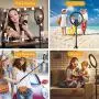 Light Ring with Adjustable Tripod Stand & Cell Phone Holder,10.2" Selfie Light Dimmable Camera Beauty for Live Stream/Makeup/YouTube Video/TikTok/Photography,Compatible with iPhone & Android (Yellow) Light Ring with Adjustable Tripod Stand & Cell Phone Holder,10.2" Selfie Light Dimmable Camera Beauty for Live Stream/Makeup/YouTube Video/TikTok/Photography,Compatible with iPhone & Android (Yellow)