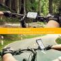 visnfa New Bike Phone Mount Anti Shake and Stable 360° Rotation Bike Accessories for Any Smartphone GPS Other Devices Between 3.5 and 6.5 inches