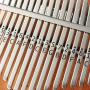 Donner 17 Key Kalimba Thumb Piano Finger Piano, Mbira Solid Mahogany Body DKL-17