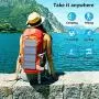 Solar Charger 25000mAh, SOARAISE Waterproof Power Bank with 4 Solar Panels Portable Battery Pack Compatible with Most Phones, Tablets and More Solar Charger 25000mAh, SOARAISE Waterproof Power Bank with 4 Solar Panels Portable Battery Pack Compatible with Most Phones, Tablets and More