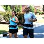 Running Belt with Water Bottles | Running Hydration Belt has Water Resistant Waist Pack to Fit iPhone, Samsung, Android, etc | Adjustable Belt | 10oz Bottles | Attach Race Number | Hiking & Cycling