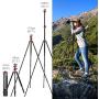 K&F Concept SA254T1 Camera Tripod 93 Inch 4 Section Aluminium Professional Detachable Monopod Tripod with 360 Degree Ball Head Quick Release Plate for DSLR SLR Camera