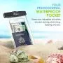 MoKo Waterproof Phone Pouch [3 Pack], Underwater Clear Phone Case Dry Bag with Lanyard Compatible with iPhone 11/11 Pro Max, X/Xs/Xr/Xs Max, 8/7/6 Plus, Samsung S10/S9/S8 Plus, S10e, S20, Note 10/9/8
