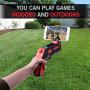 AR BLASTER Augmented Reality 360 Degree Portable Gaming VR Gun: Wireless Bluetooth Controller Toy Pistol for iOS Phone and Android Smartphones - FREE App With 35 Plus Games Action Learning - Red
