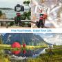 Phone Tripod, Flexible Cell Phone Camera Tripod Adjustable Tripod Stand Holder with Wireless Remote 360° Rotating Flexible Tripod Compatible for iPhone Samsung Android Phones Gopro Sports Camera DSLR