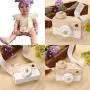Wooden Mini Camera Toy Pillow Kids Room Hanging Decor Portable Toy Gift White Color Wooden Mini Camera Toy Pillow Kids Room Hanging Decor Portable Toy Gift White Color