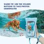 Mpow 084 Waterproof Phone Pouch Floating, IPX8 Universal Waterproof Case Underwater Dry Bag Compatible iPhone 11 Pro Max/XS Max/XR/X/8P/7P Galaxy S10/S9 Note 10/9 Google Pixel Up To 6.5" (Blue+Green)