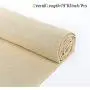 Caydo 2 Pieces 2 Colors Linen Needlework Fabric for Garment Craft, 62 by 19 Inch