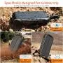 Xiyihoo Solar Charger 26800mAh, Solar Power Bank Portable Solar Panel Charger with 18 LEDs Flashlight 3 Output Ports Waterproof External Backup Battery for Outdoor Camping Hiking iOS Android (Orange) Xiyihoo Solar Charger 26800mAh, Solar Power Bank Portable Solar Panel Charger with 18 LEDs Flashlight 3 Output Ports Waterproof External Backup Battery for Outdoor Camping Hiking iOS Android (Orange)