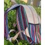 Unique Tie-dye Mini Hemp Backpack Small Back Pack Boho Backpack 100% Core Hemp| 100% VEGAN | Handmade with Love.