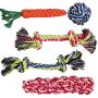 Pacific Pups Products supporting pacificpuprescue.com dog rope toys for aggressive chewers-set of 11 nearly indestructible dog toys-bonus giraffe rope toys-benefits non profit dog rescue.