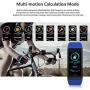 Fitness Tracker HR, Color Screen Heart Rate Monitor Blood Presure Smart Bracelet Wristband, Sleep Monitor Pedometer Sport Waterproof IP68 Activity Tracker for iPhone Android Smartphone